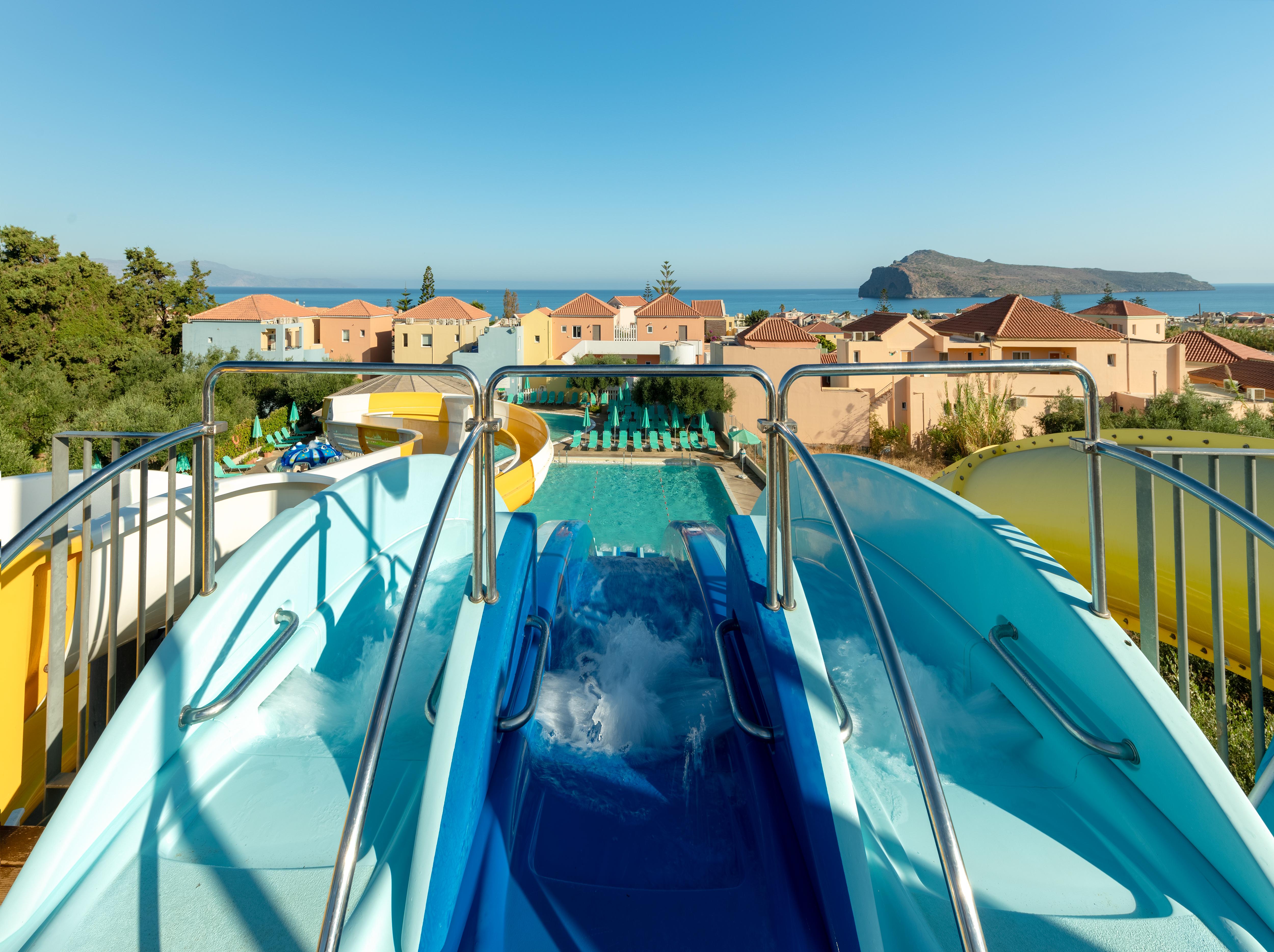 Iolida Village Water Park Hotel Agia Marina  ภายนอก รูปภาพ