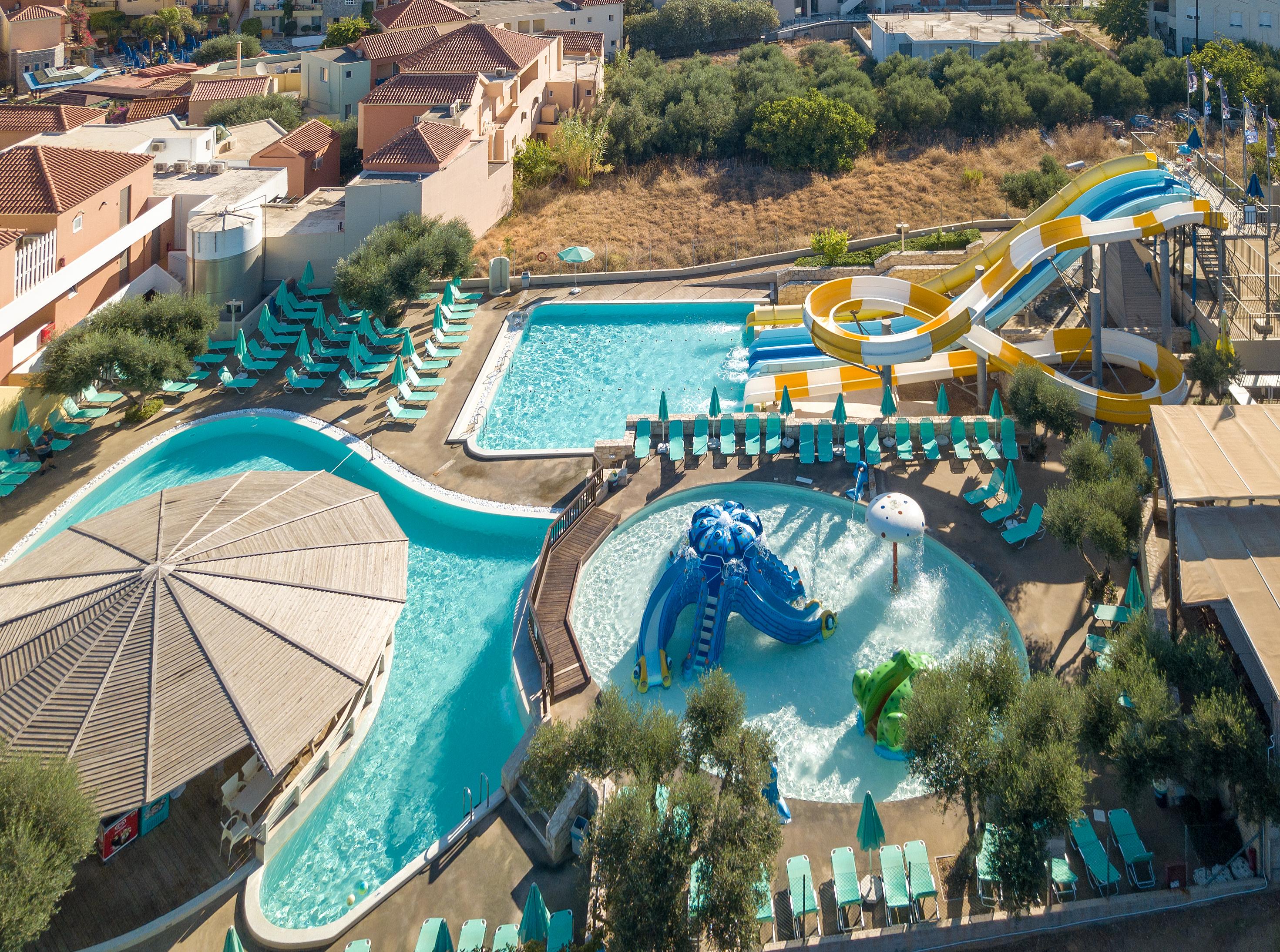 Iolida Village Water Park Hotel Agia Marina  ภายนอก รูปภาพ